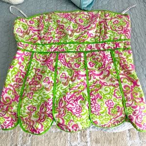 Lilly Pulitzer Strapless Top
